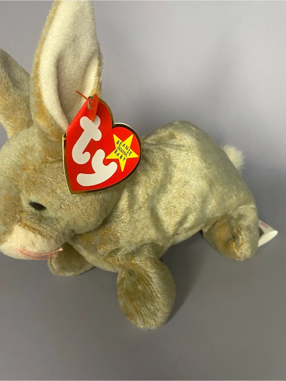Ty Beanie Babies Nibbly The Bunny, Nuts The SquirrelPellet the Hamster Lot Of 3